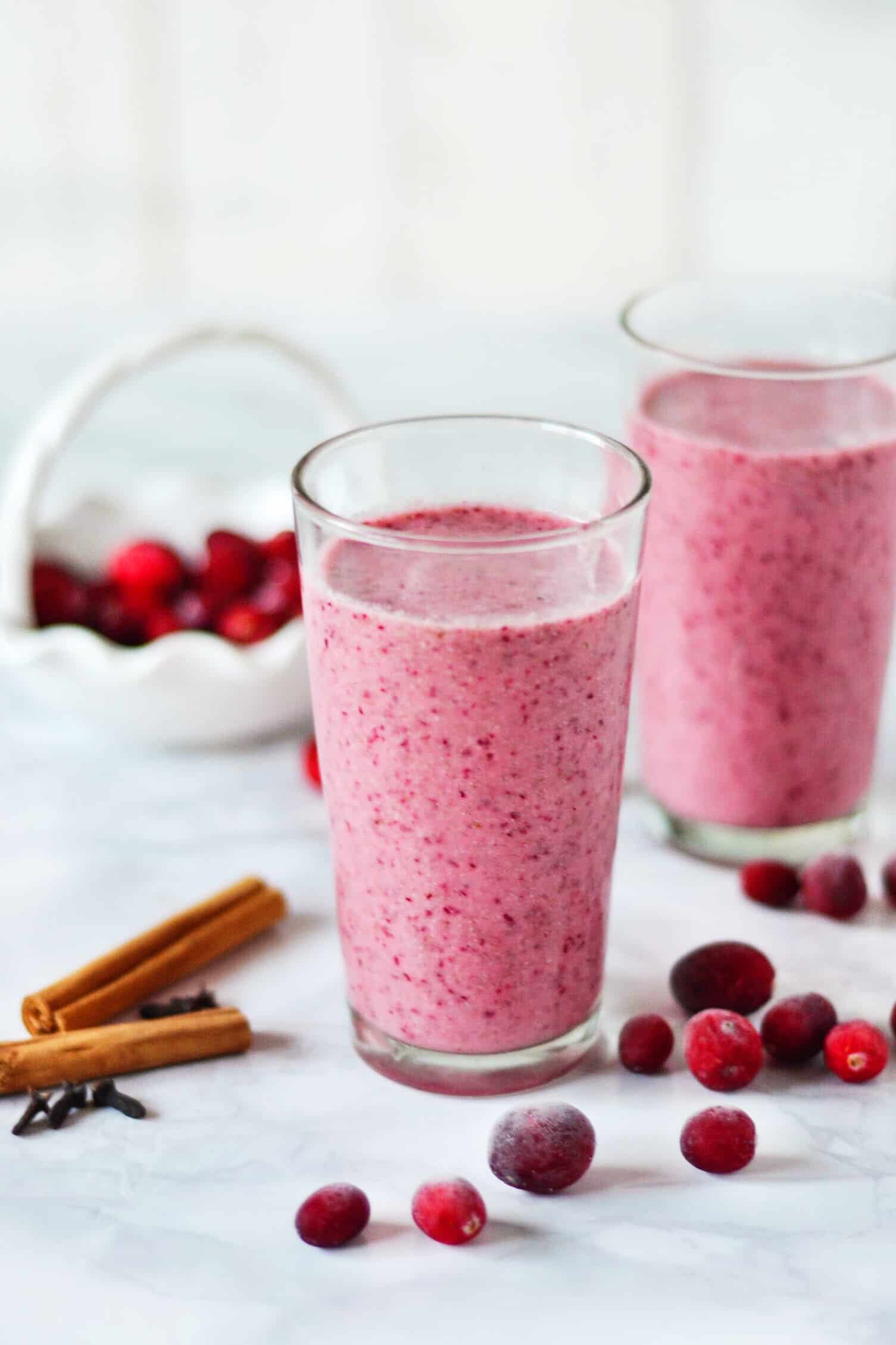 SPICED CRANBERRY SMOOTHIE